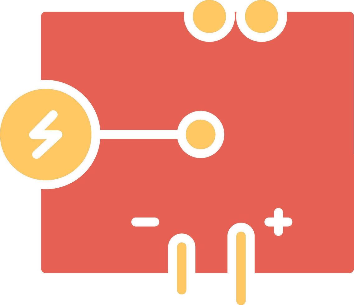 elektrisch stroomkring vector icoon
