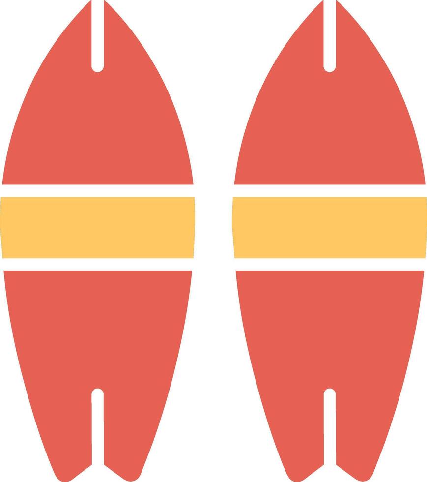 surfplank vector pictogram