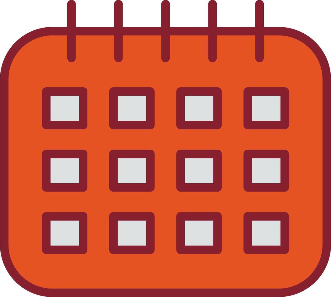 gemarkeerd kalender vector icoon