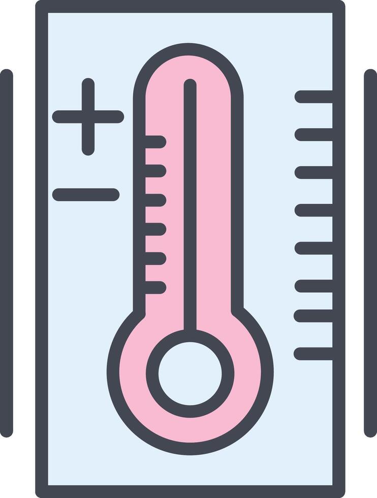 thermometer vector pictogram