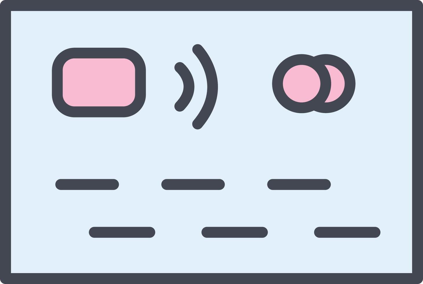 creditcard vector pictogram