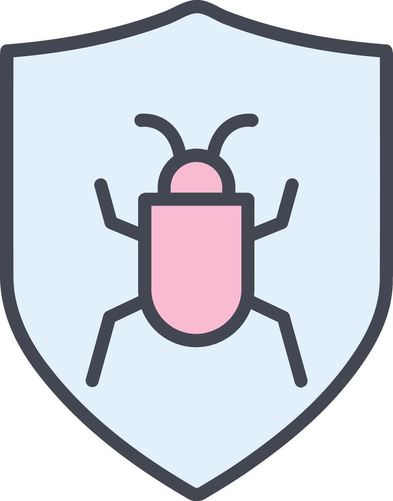 antivirus vector pictogram