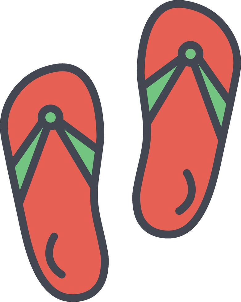 slippers vector icoon