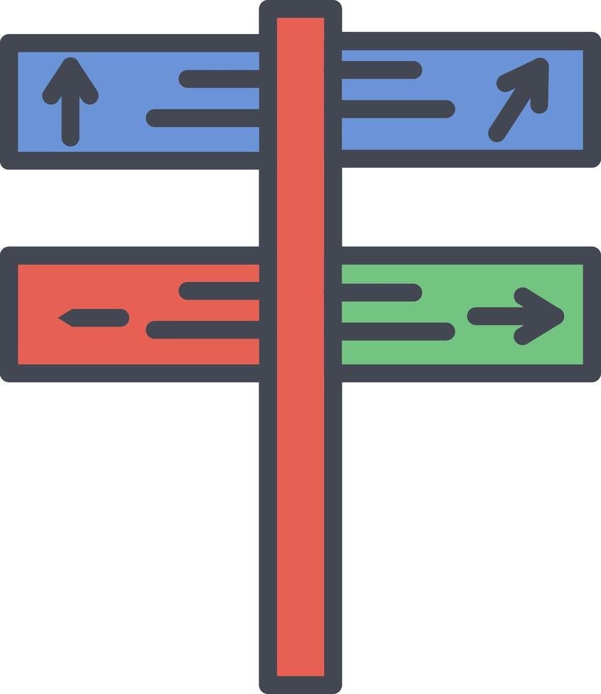 richting vector pictogram