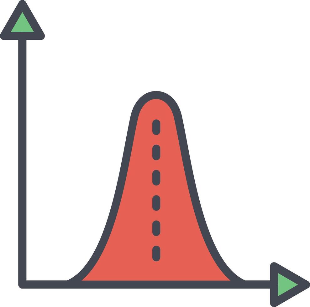 histogram vector icoon