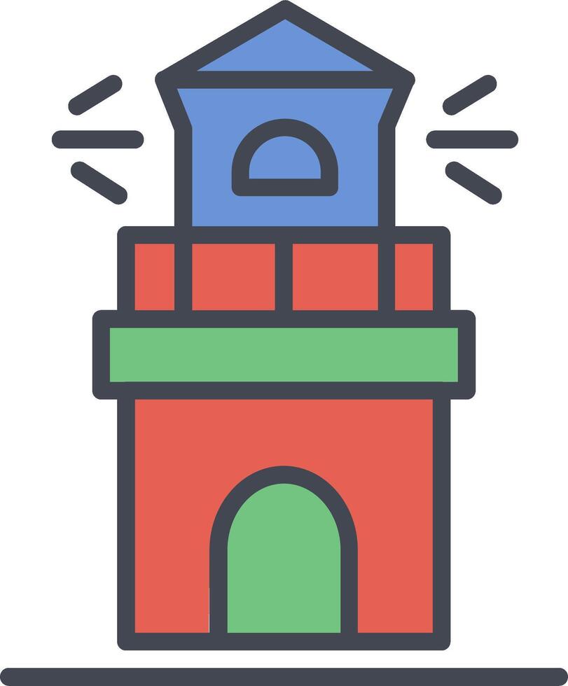 vuurtoren vector icon