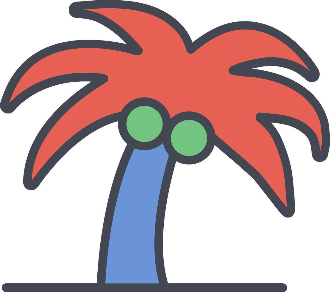 kokospalm vector icon