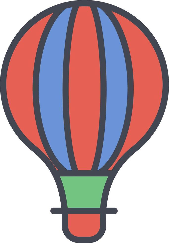 heet lucht ballon vector icoon