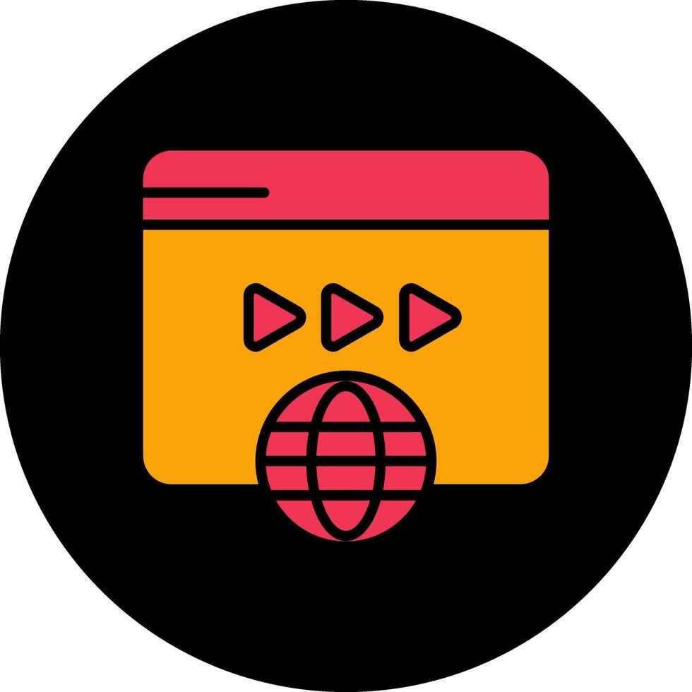 videomarketing vectorpictogram vector