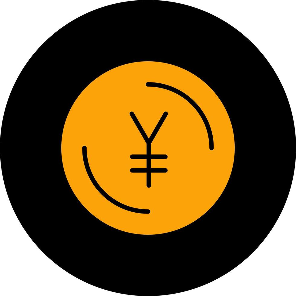 yen symbool vector icoon