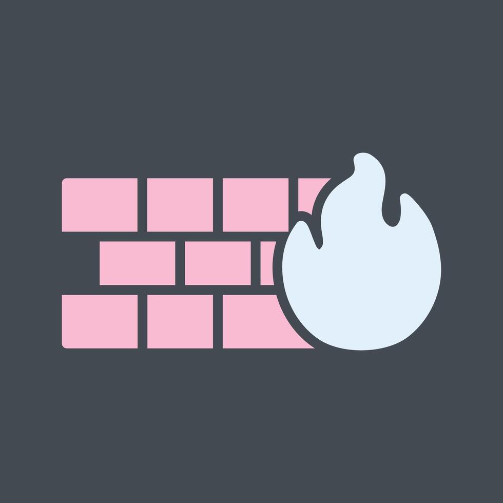 firewall vector pictogram