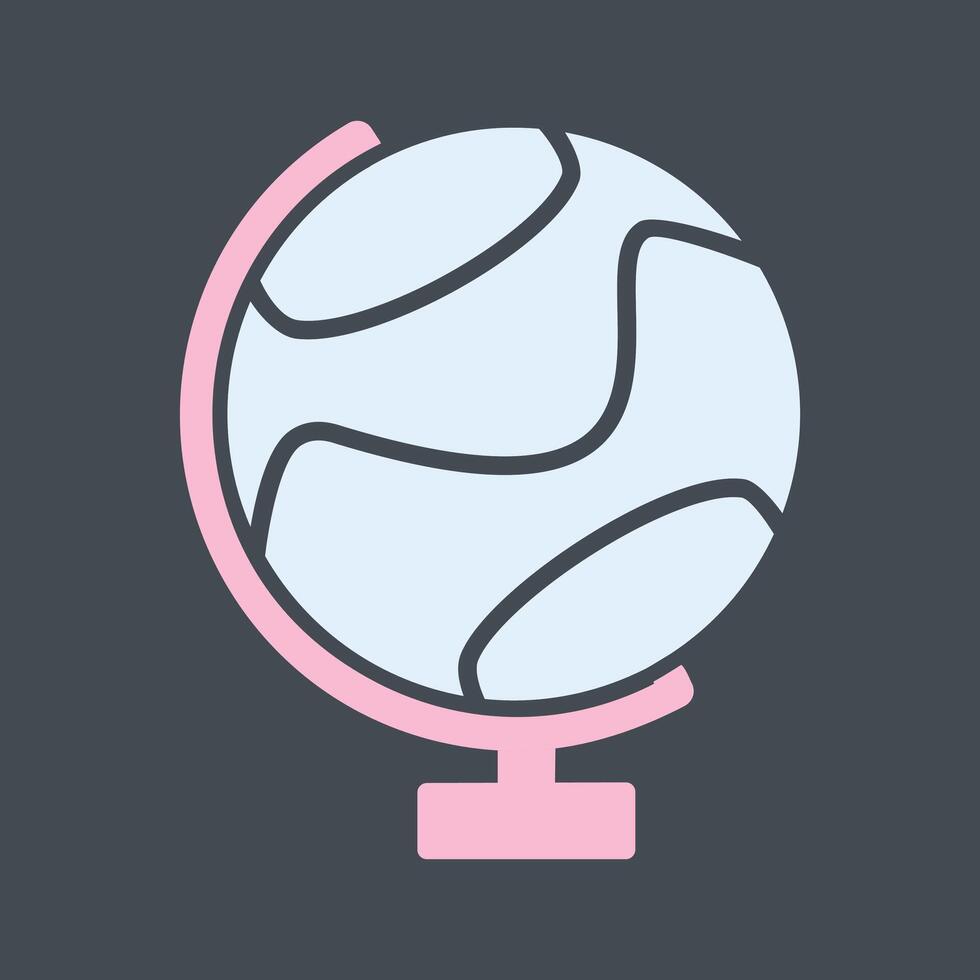 wereldbol vector pictogram