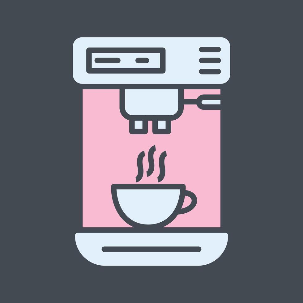 koffie machine ik vector icoon