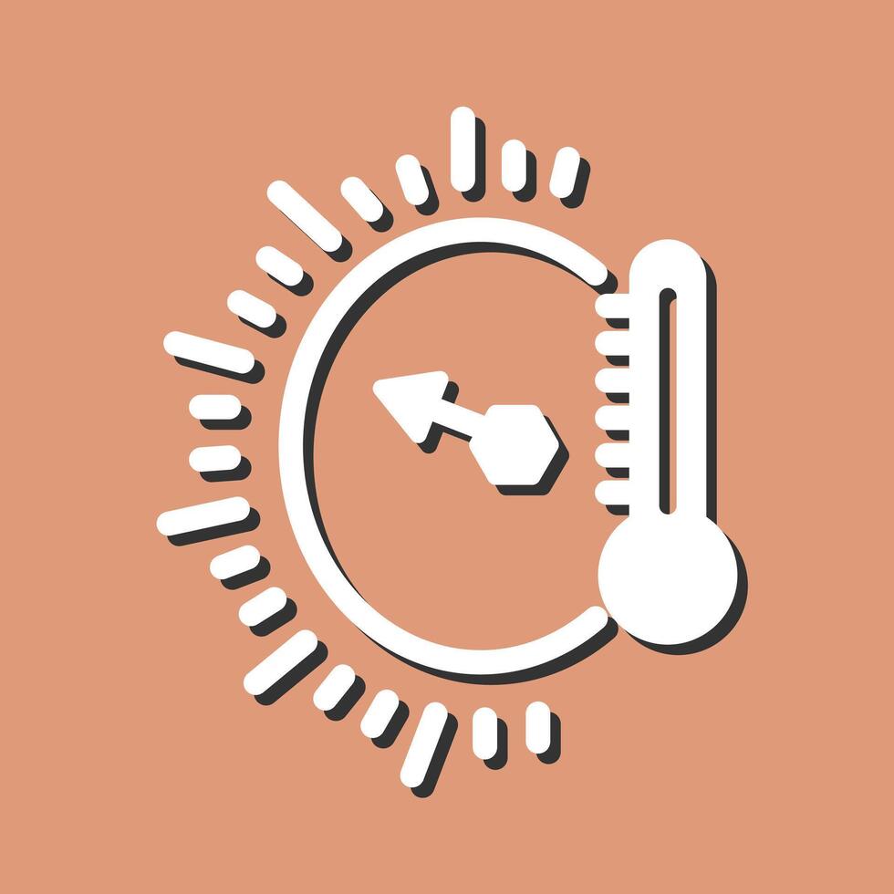 temperatuur indicator vector icoon