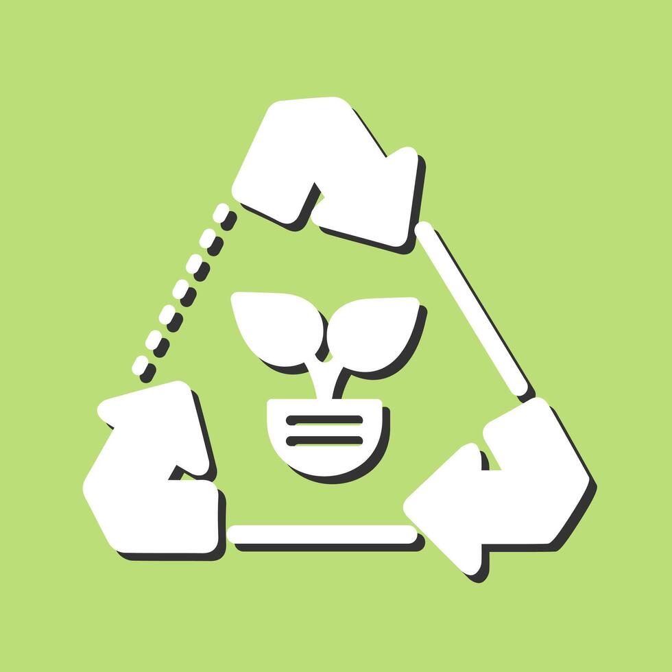 recycle pijlen vector icoon