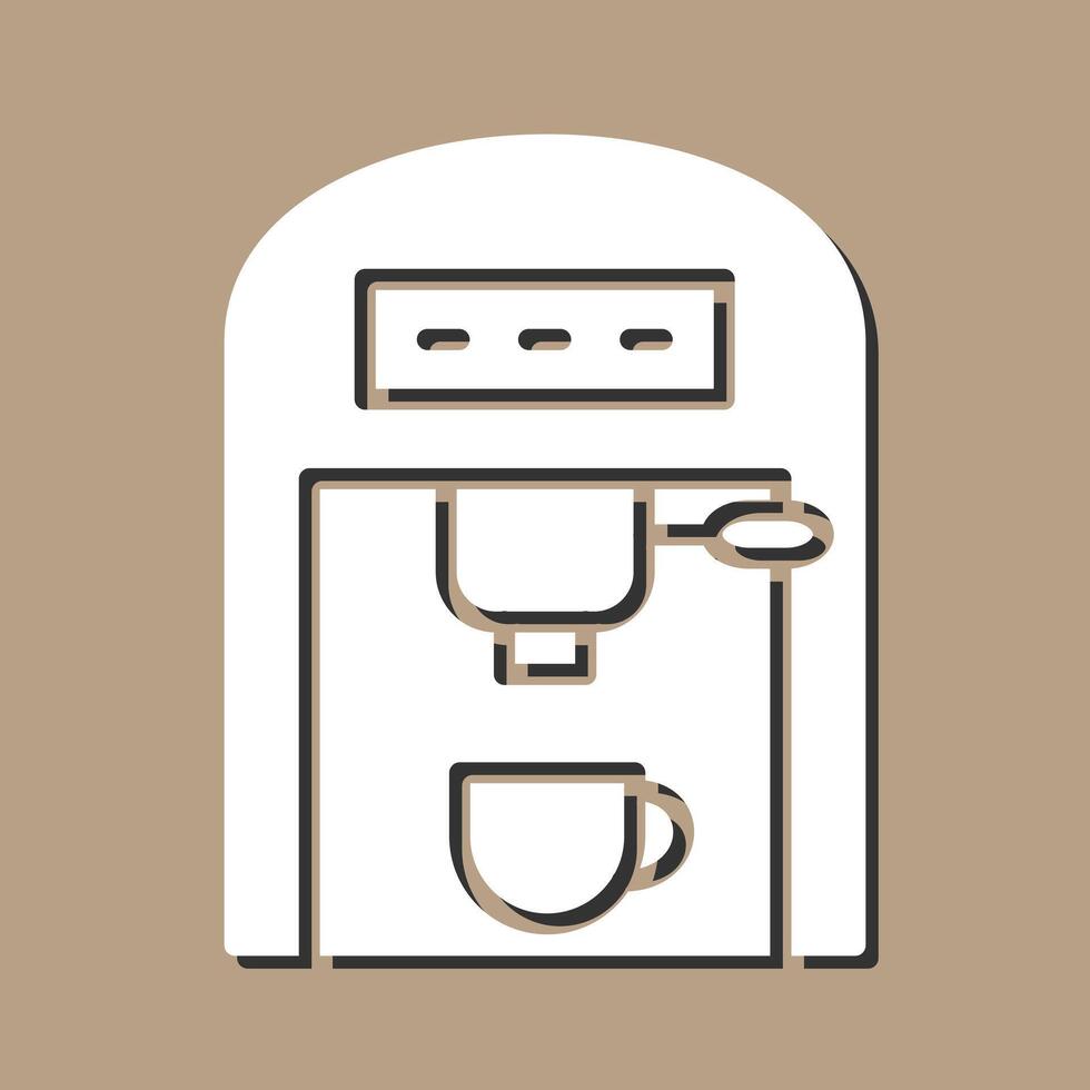 koffie machine ii vector icoon