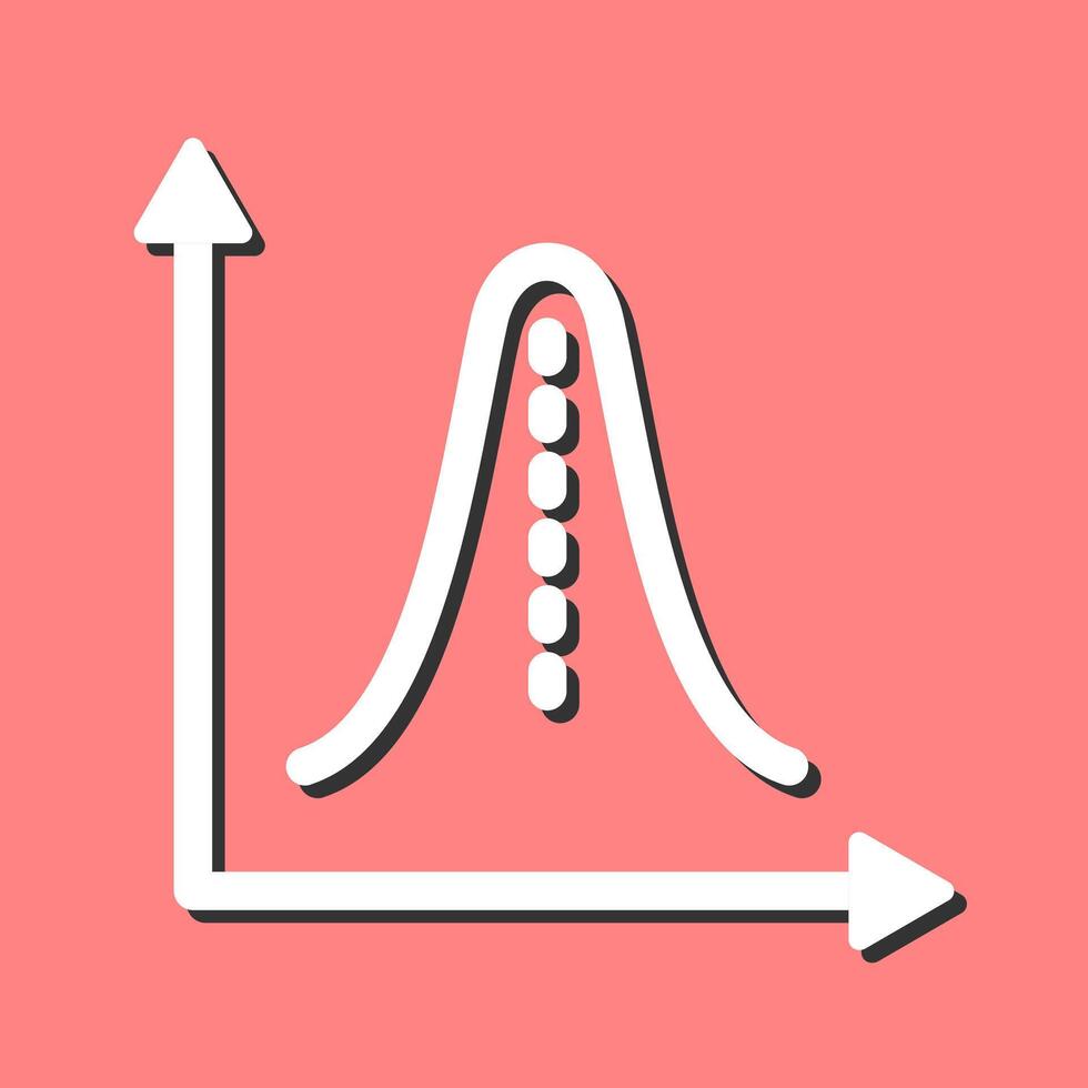 histogram vector icoon