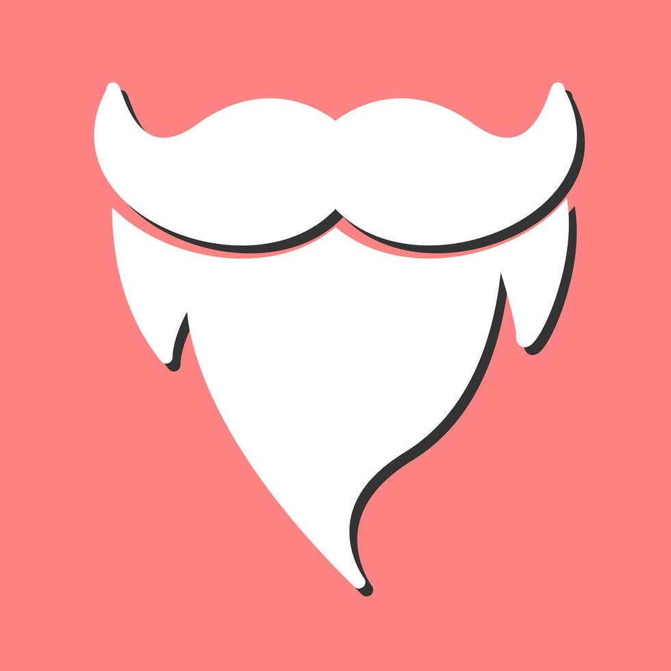 baard en snor ii vector icoon