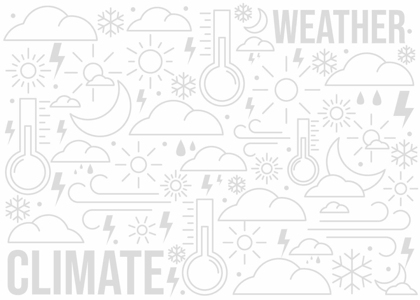 klimaat en weer patroon vector