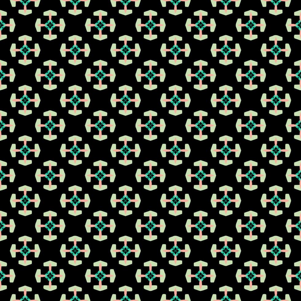 multi kleur naadloos abstract patroon. achtergrond en achtergrond. multi gekleurd. kleurrijk sier- ontwerp. gekleurde mozaïek- ornamenten. vector