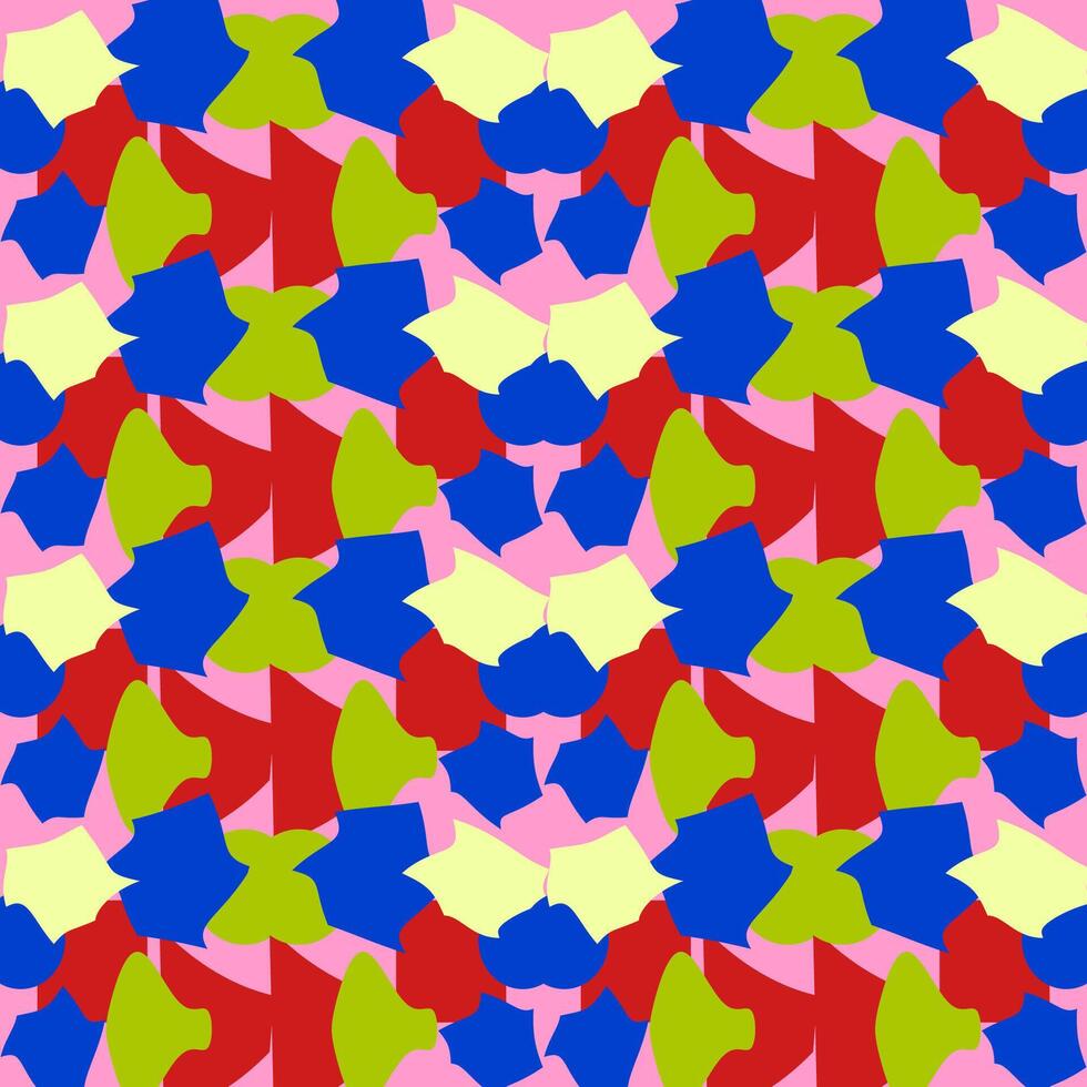 naadloos vector abstract patroon met contrasterend vlekken, zuiver kleuren