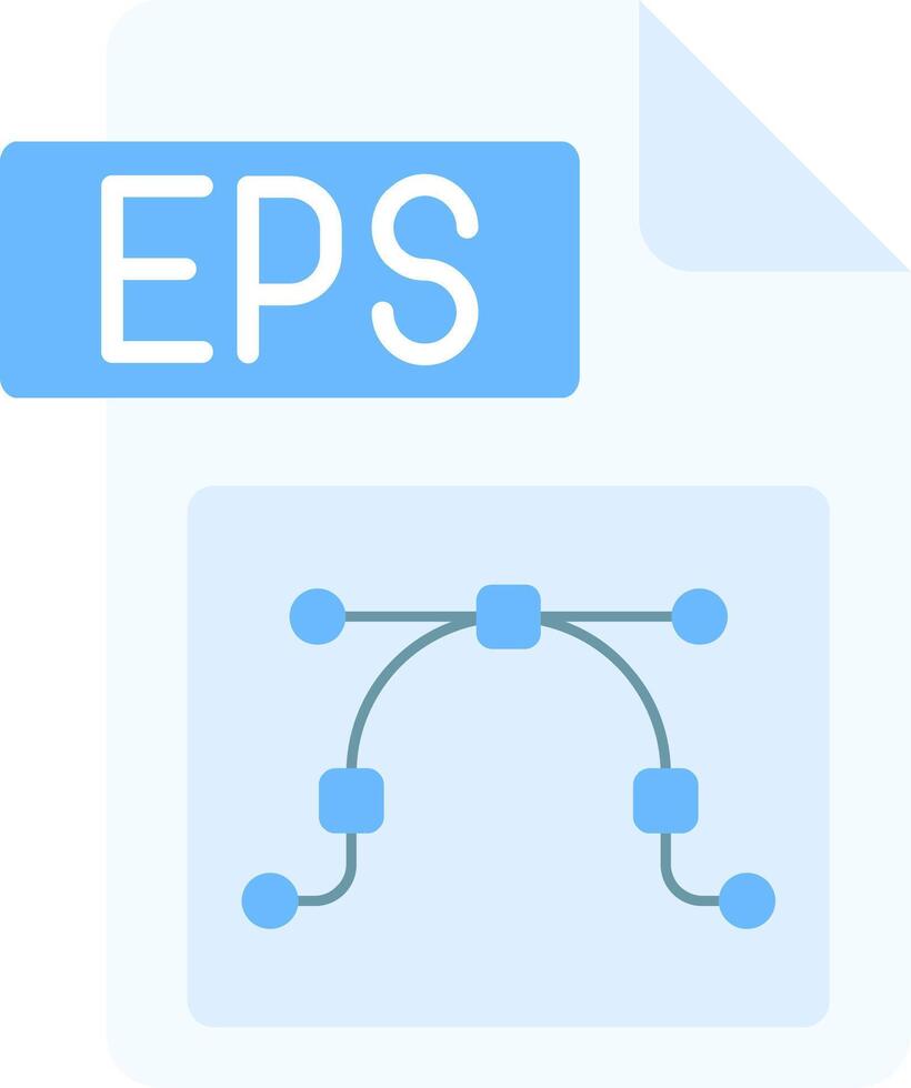 eps het dossier formaat vlak licht icoon vector