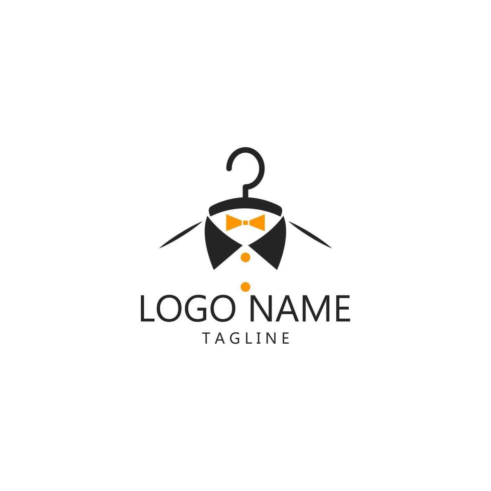 partij jurk hanger logo ontwerp vector