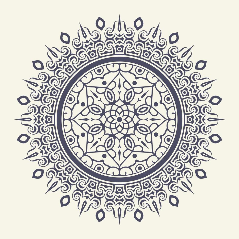 mandala platte achtergrond ontwerpsjabloon vector