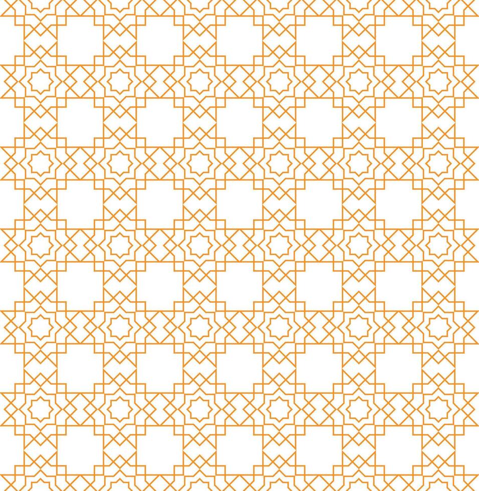 Islamitisch patroon decoratie ontwerp dat is gouden, geschikt voor allemaal achtergronden van brochures, uitnodigingen en zo Aan. Islamitisch gouden kleur patroon vector