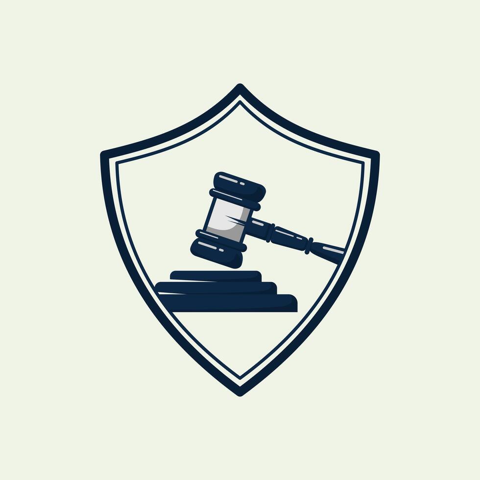 gemakkelijk wet firma logo icoon vector concept ontwerp