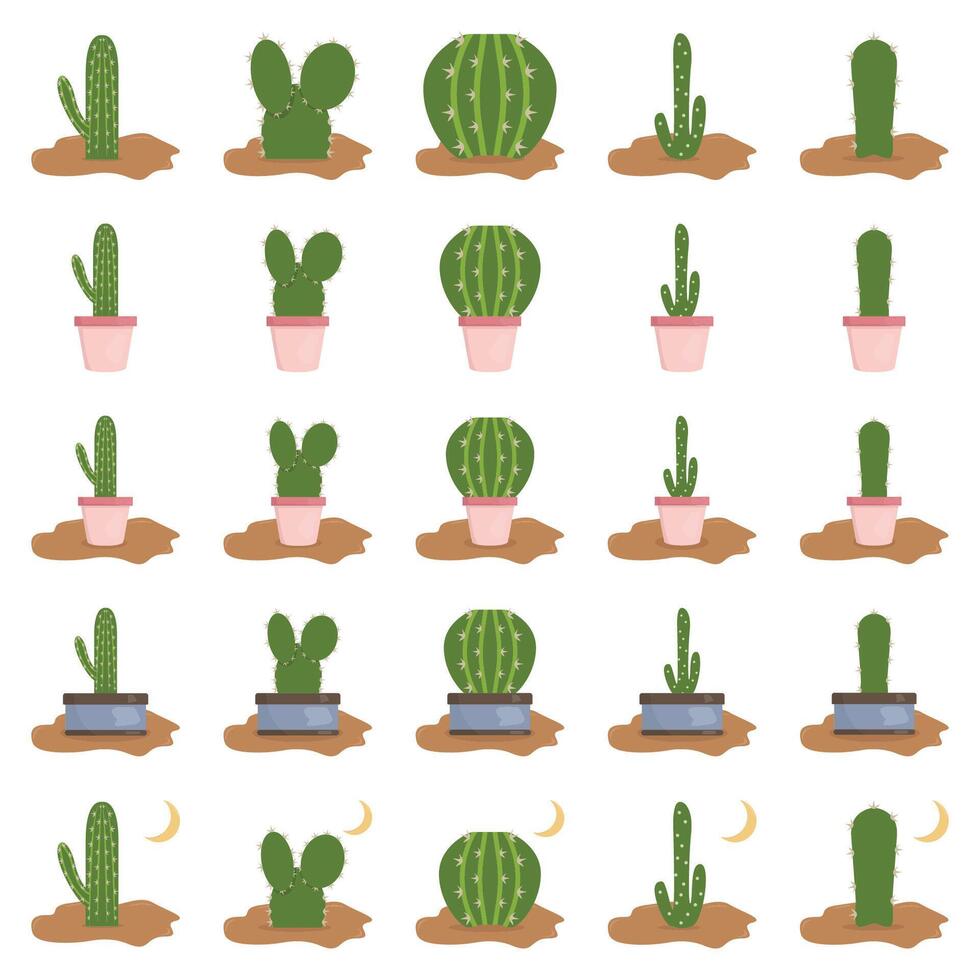 illustratie van cactus pak vector