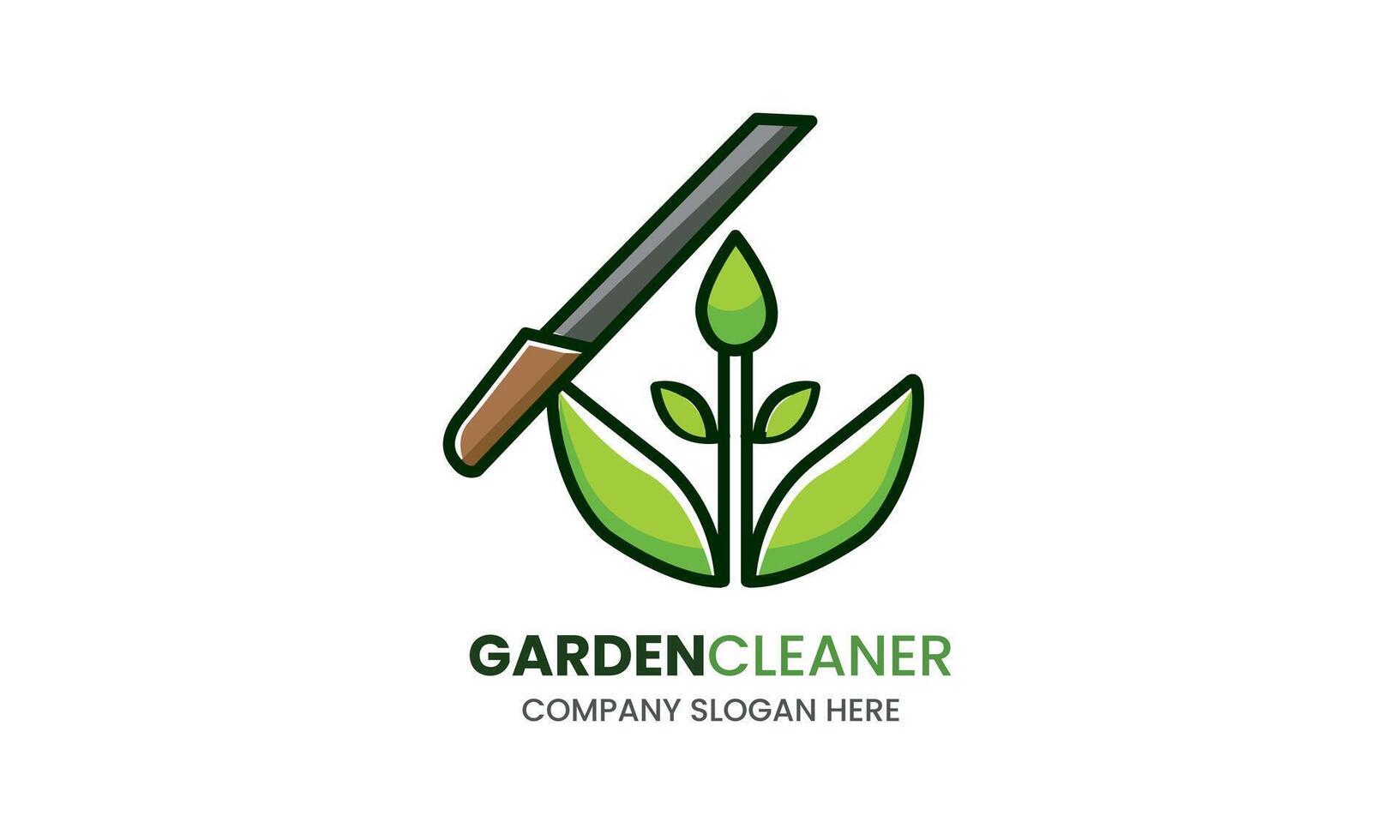 ai gegenereerd tuin onderhoud onderhoud vector logo ontwerp