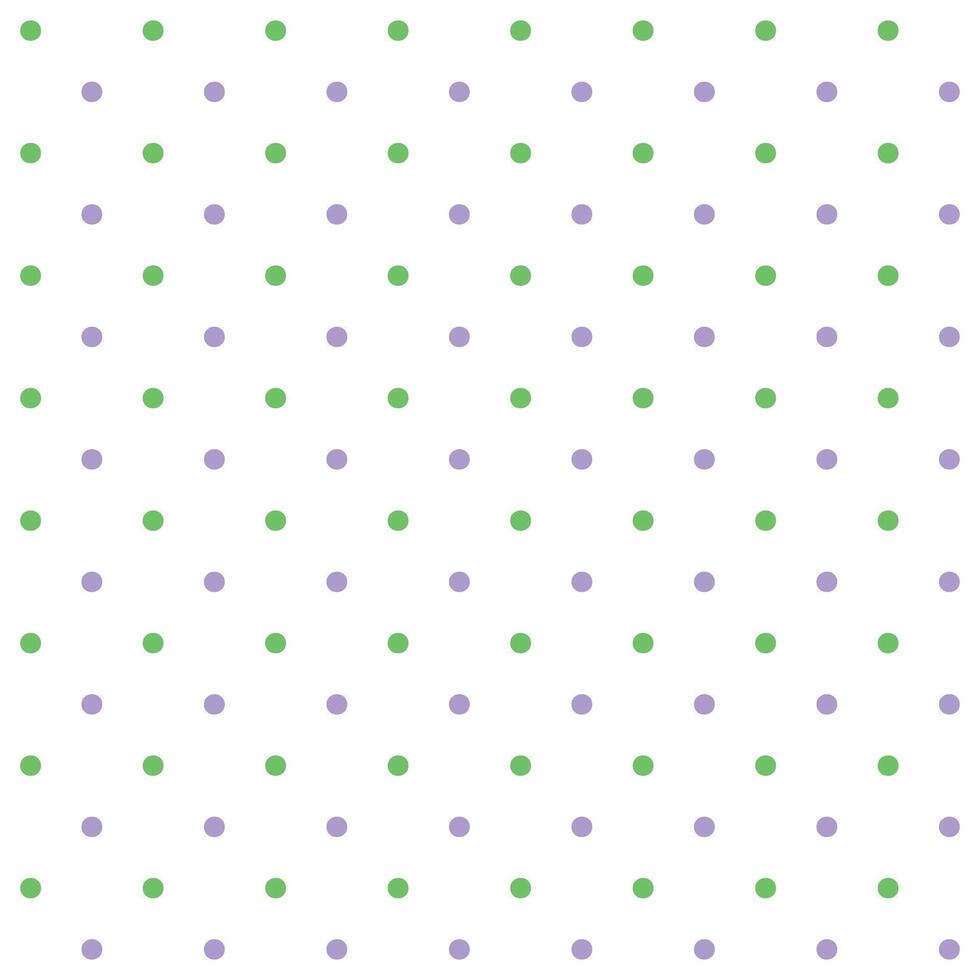 groen en Purper naadloos polka punt patroon vector