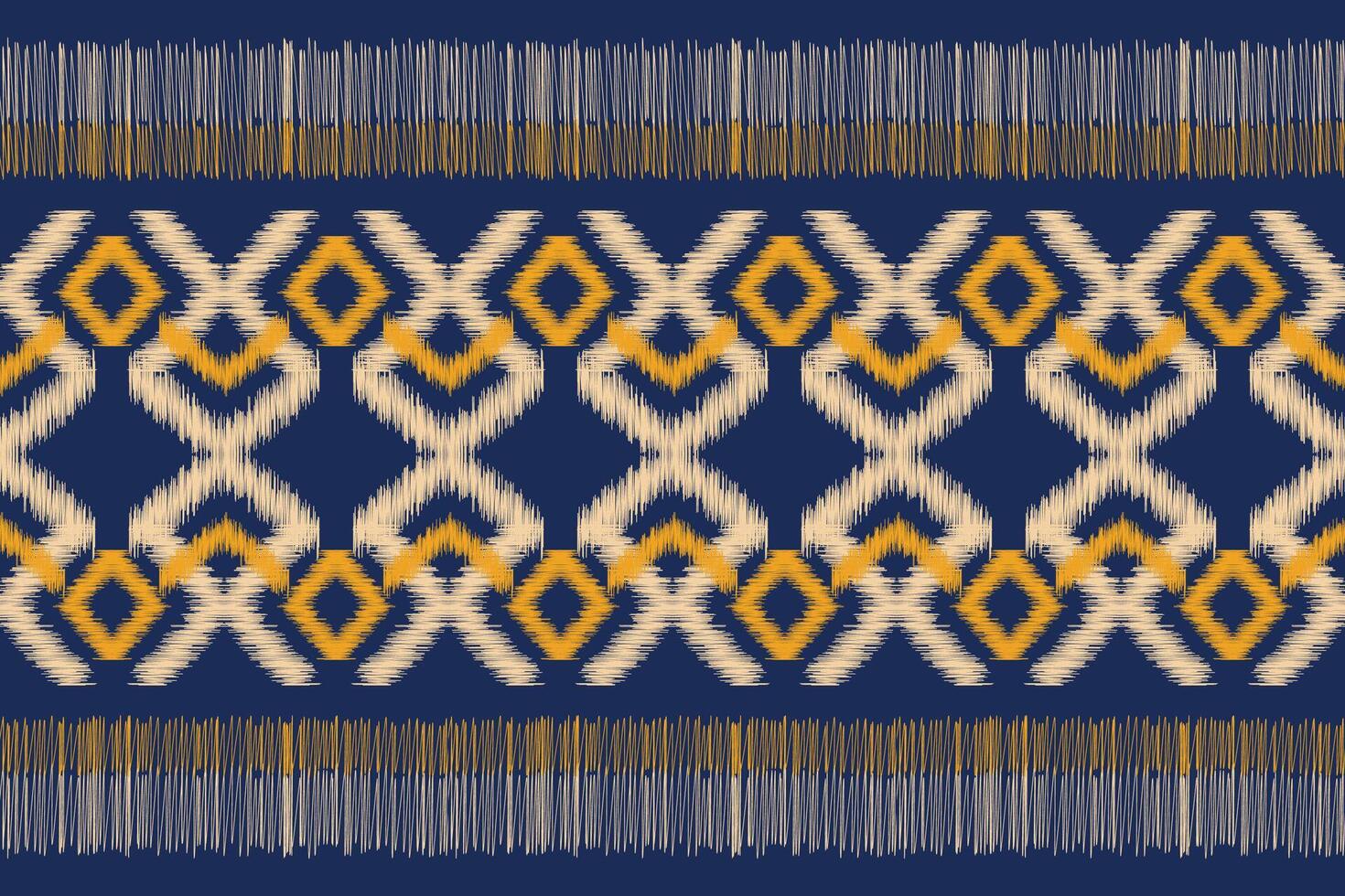 traditioneel etnisch ikat motief kleding stof patroon meetkundig stijl.afrikaans ikat borduurwerk etnisch oosters patroon blauw achtergrond behang. abstract,vector,illustratie.textuur,frame,decoratie. vector