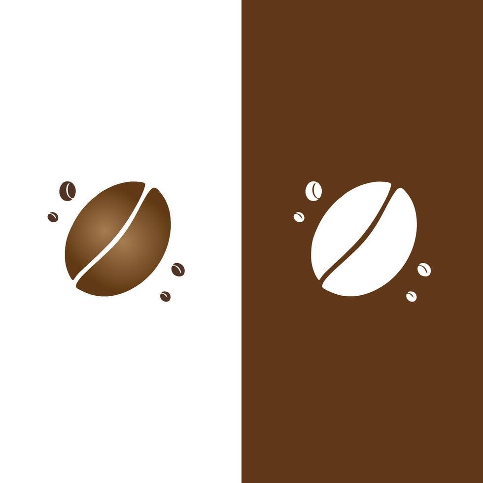 koffie logo idee vector