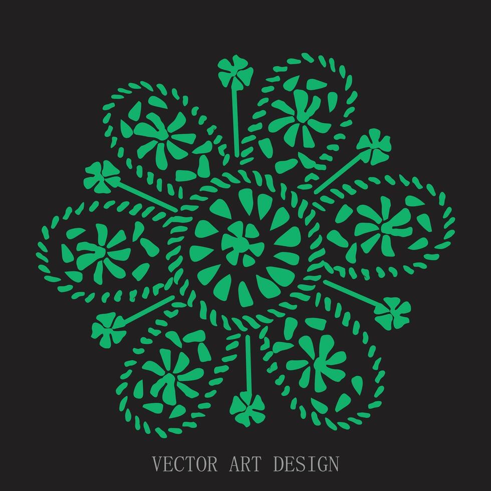 patroon met bloemen vector