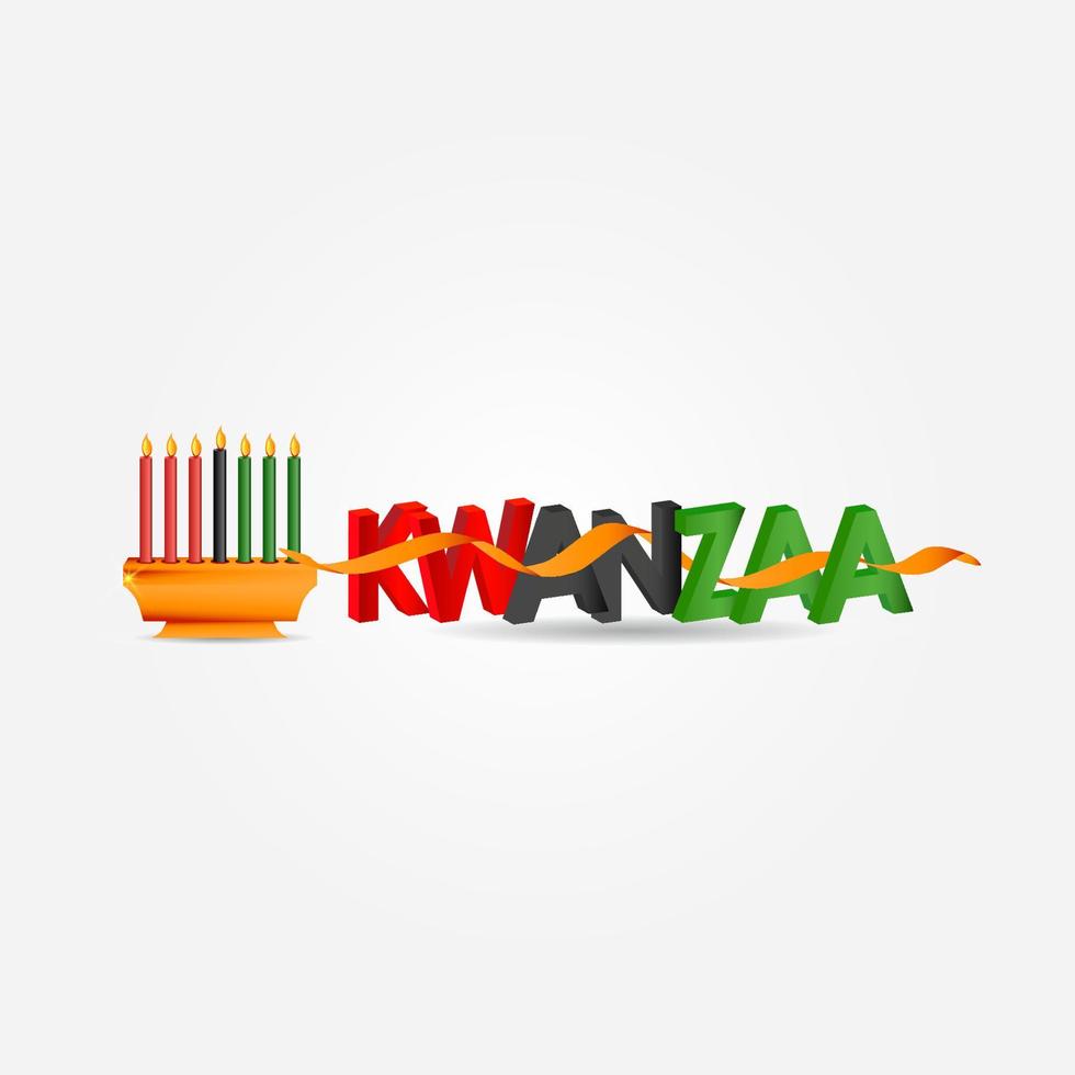 kwanzaa viert ontwerp vector