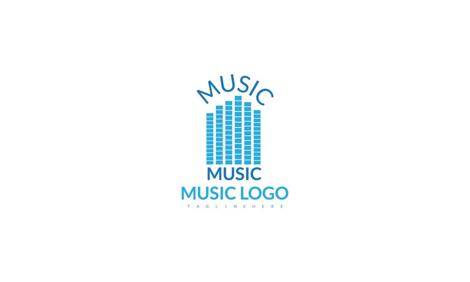 vector logo muziek-