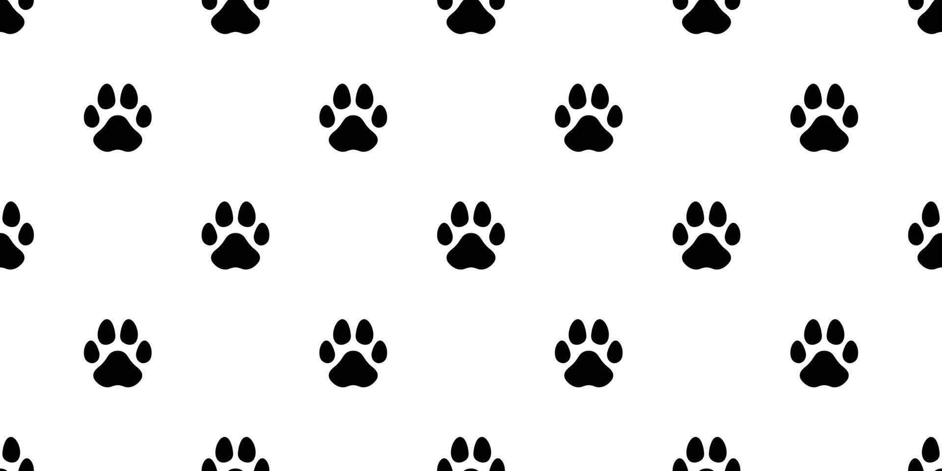 hond poot naadloos patroon kat voetafdruk Frans bulldog puppy vector tekenfilm herhaling behang sjaal geïsoleerd tegel achtergrond illustratie tekening ontwerp