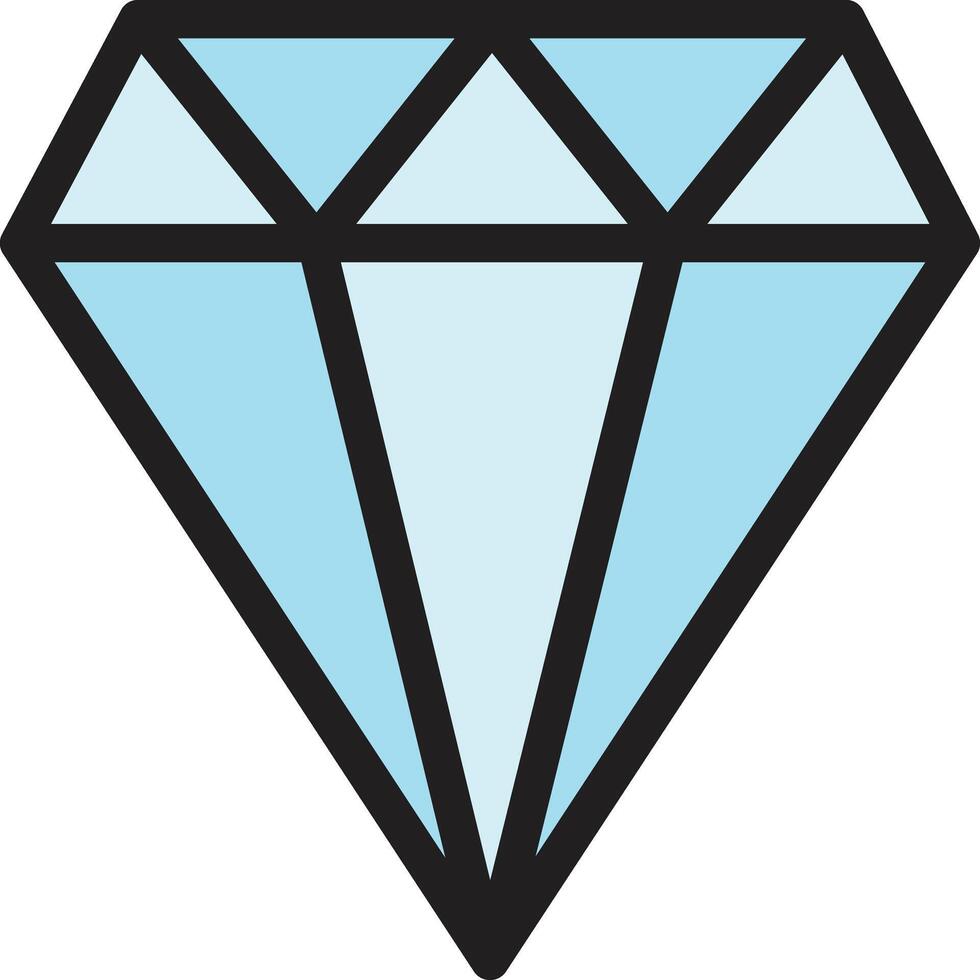 diamant vector pictogram