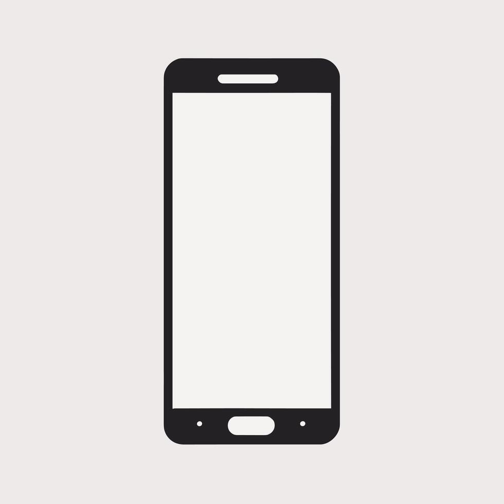 smartphone icoon logo vector illustratie digitaal app concept
