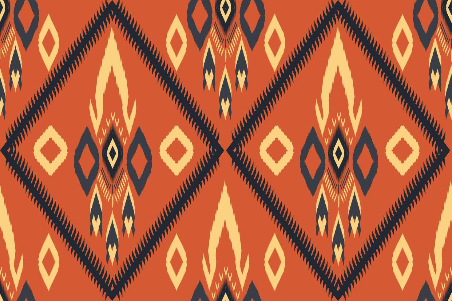 naadloos patroon met vormen meetkundig etnisch oosters ikat patroon traditioneel ontwerp voor achtergrond,tapijt,behang,kleding,inwikkeling,batik,stof illustratie.borduurwerk stijl. vector