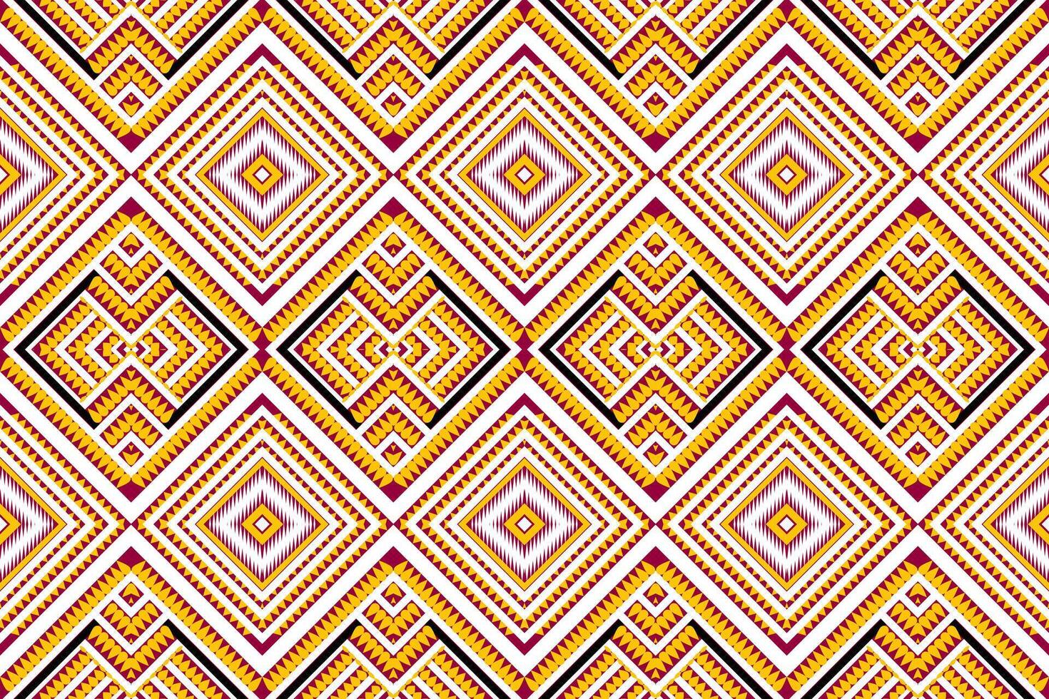 aztec tribal meetkundig vector achtergrond in zwart rood geel wit naadloos streep patroon. traditioneel ornament etnisch stijl. ontwerp voor textiel, kleding stof, kleding, gordijn, tapijt, ornament, inpakken.