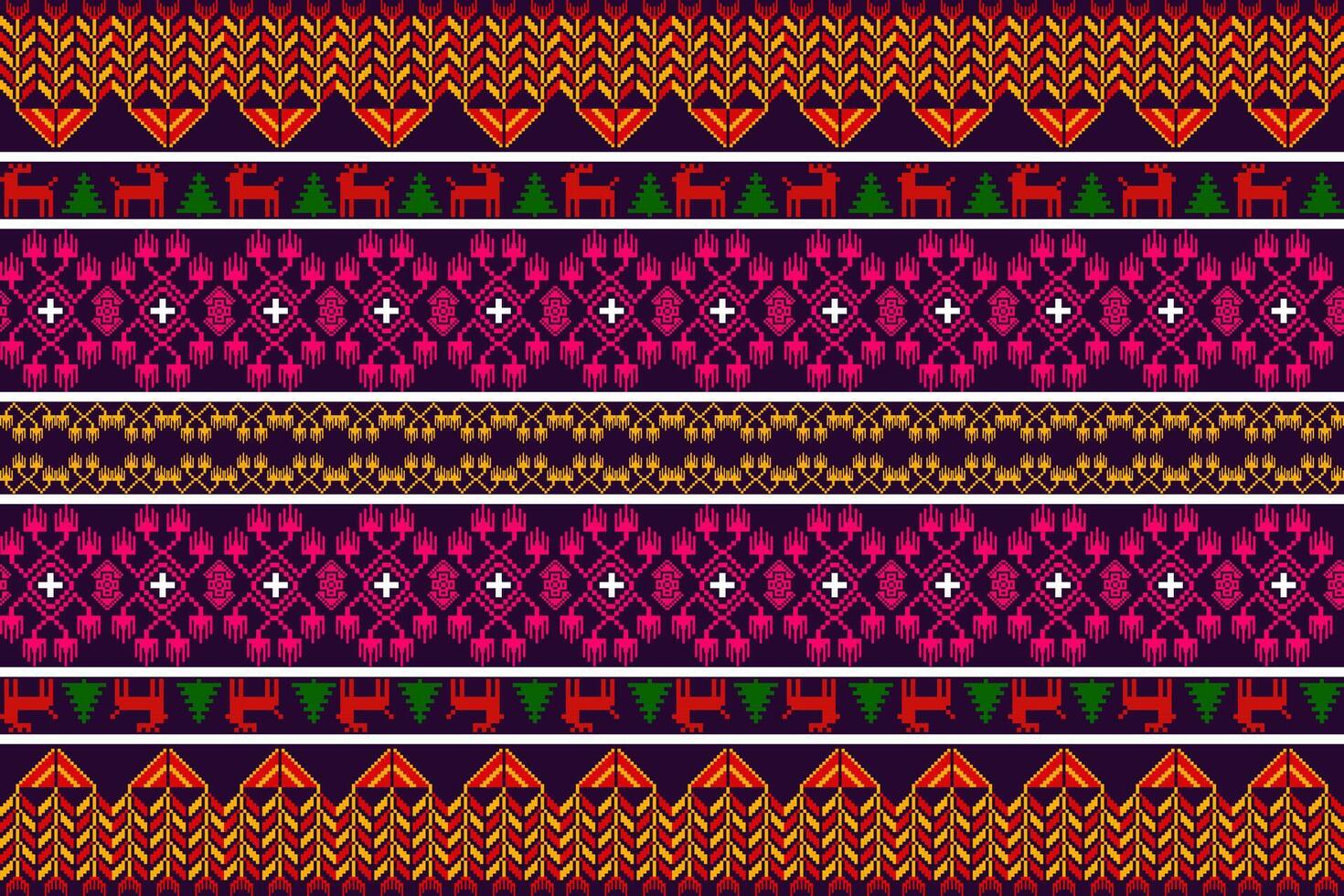 aztec tribal meetkundig vector achtergrond in zwart rood geel wit naadloos streep patroon. traditioneel ornament etnisch stijl. ontwerp voor textiel, kleding stof, kleding, gordijn, tapijt, ornament, inpakken.