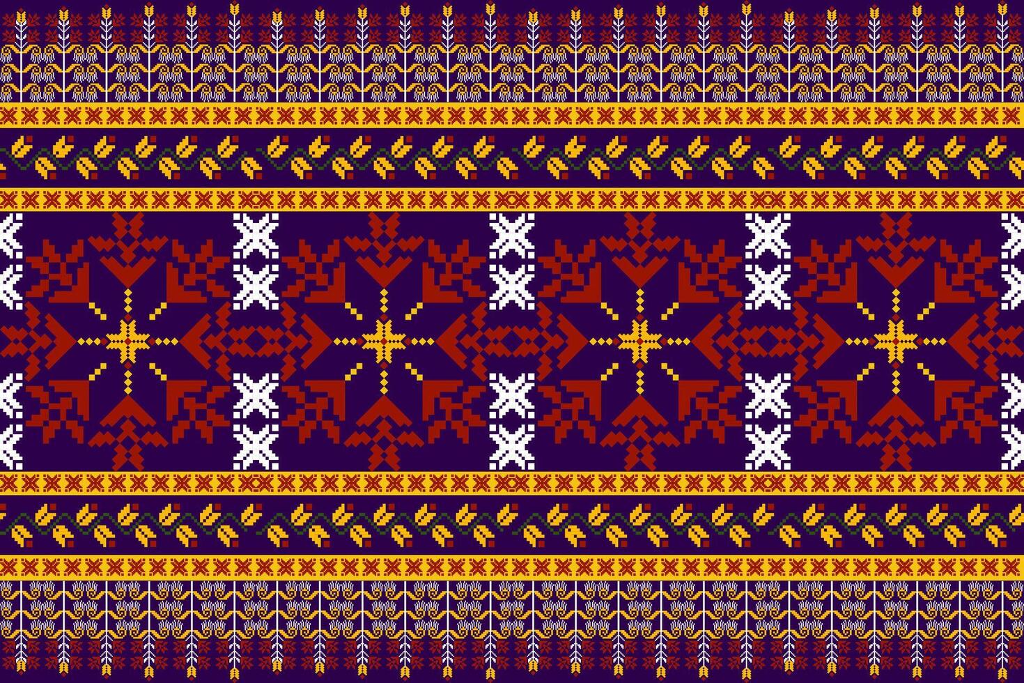 aztec tribal meetkundig vector achtergrond in zwart rood geel wit naadloos streep patroon. traditioneel ornament etnisch stijl. ontwerp voor textiel, kleding stof, kleding, gordijn, tapijt, ornament, inpakken.