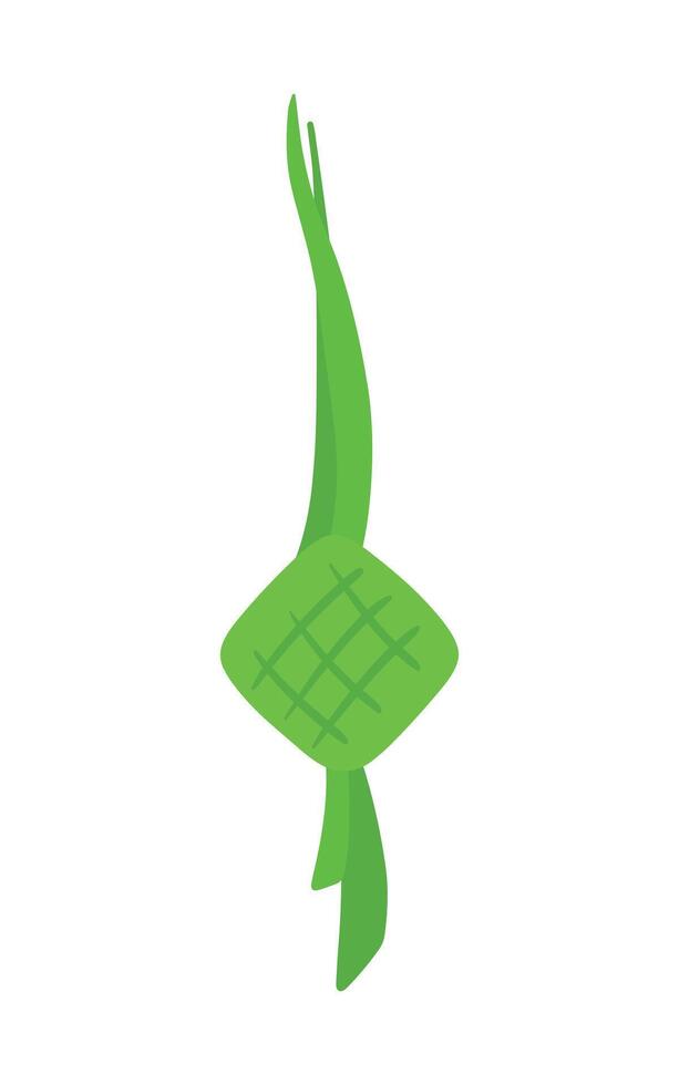 ketupat voor Ramadan en idul fitri Islamitisch achtergrond elementen decoratie vector