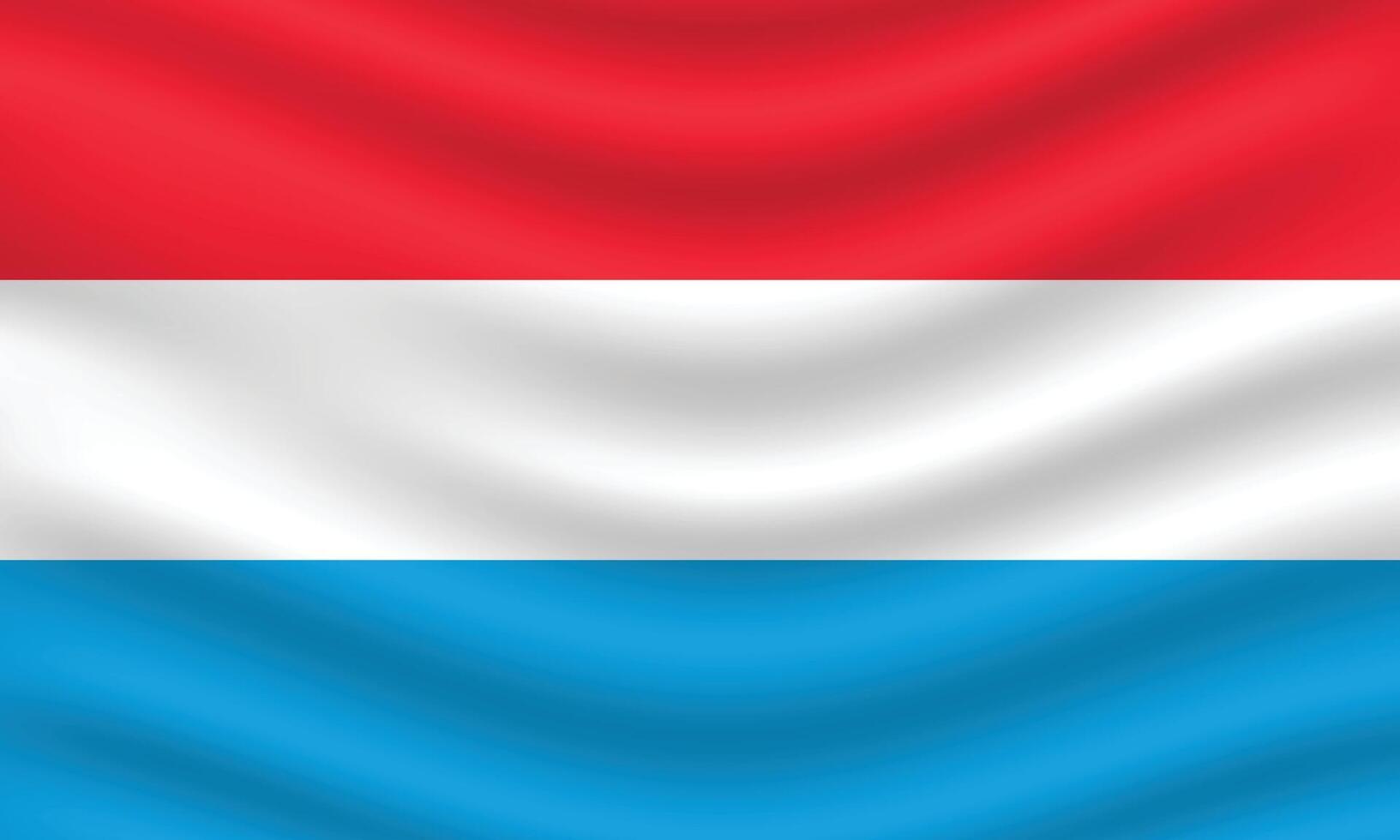 vlak illustratie van Luxemburg nationaal vlag. Luxemburg vlag ontwerp. Luxemburg Golf vlag. vector