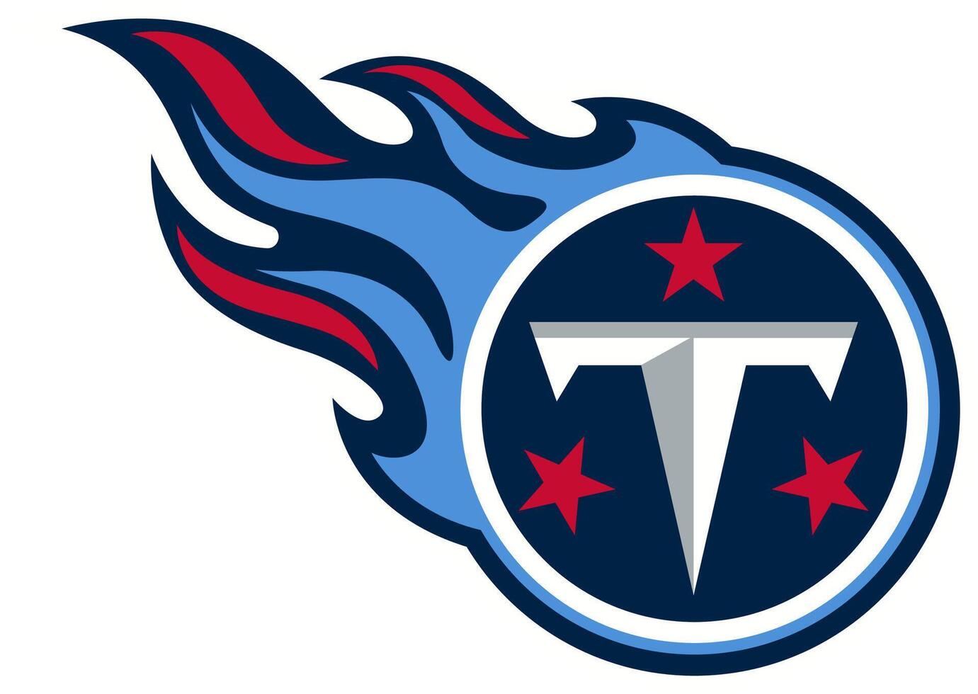 de logo van de Tennessee titanen Amerikaans Amerikaans voetbal team van de nationaal Amerikaans voetbal liga vector