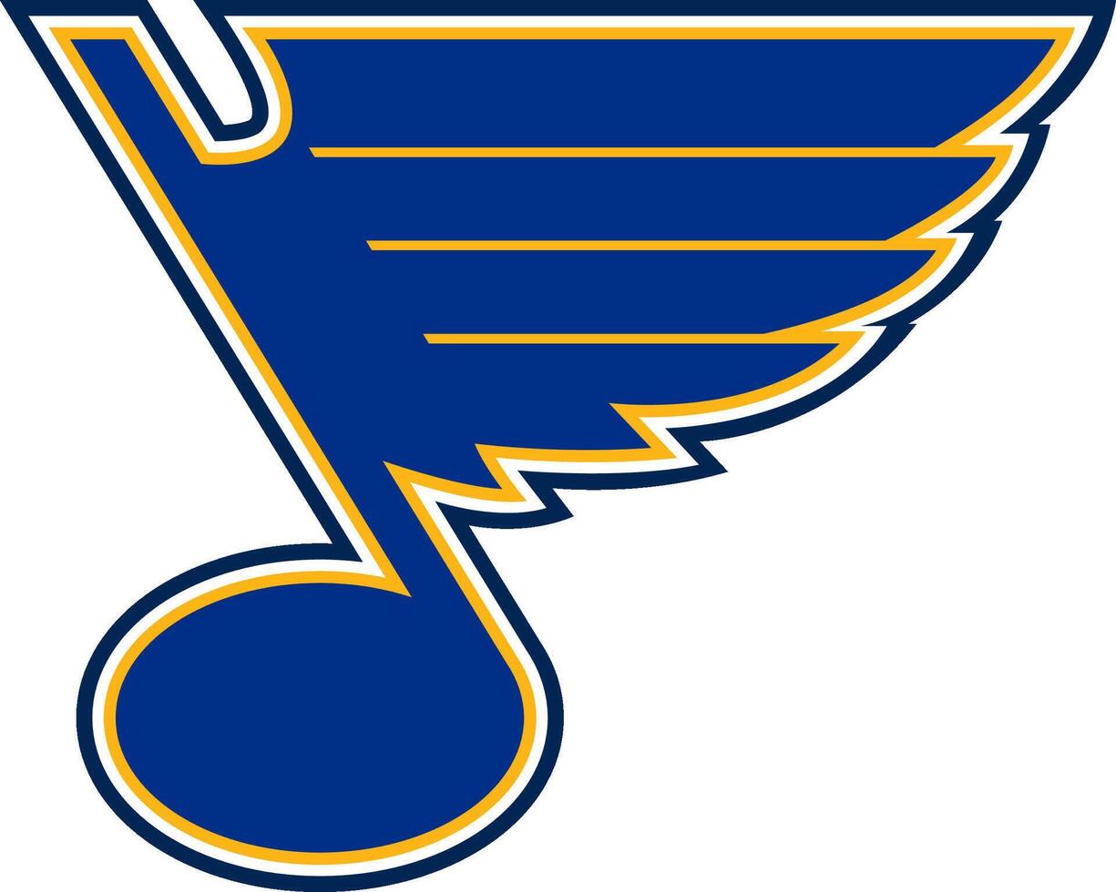 logo van de st. louis blues nationaal hockey liga team vector