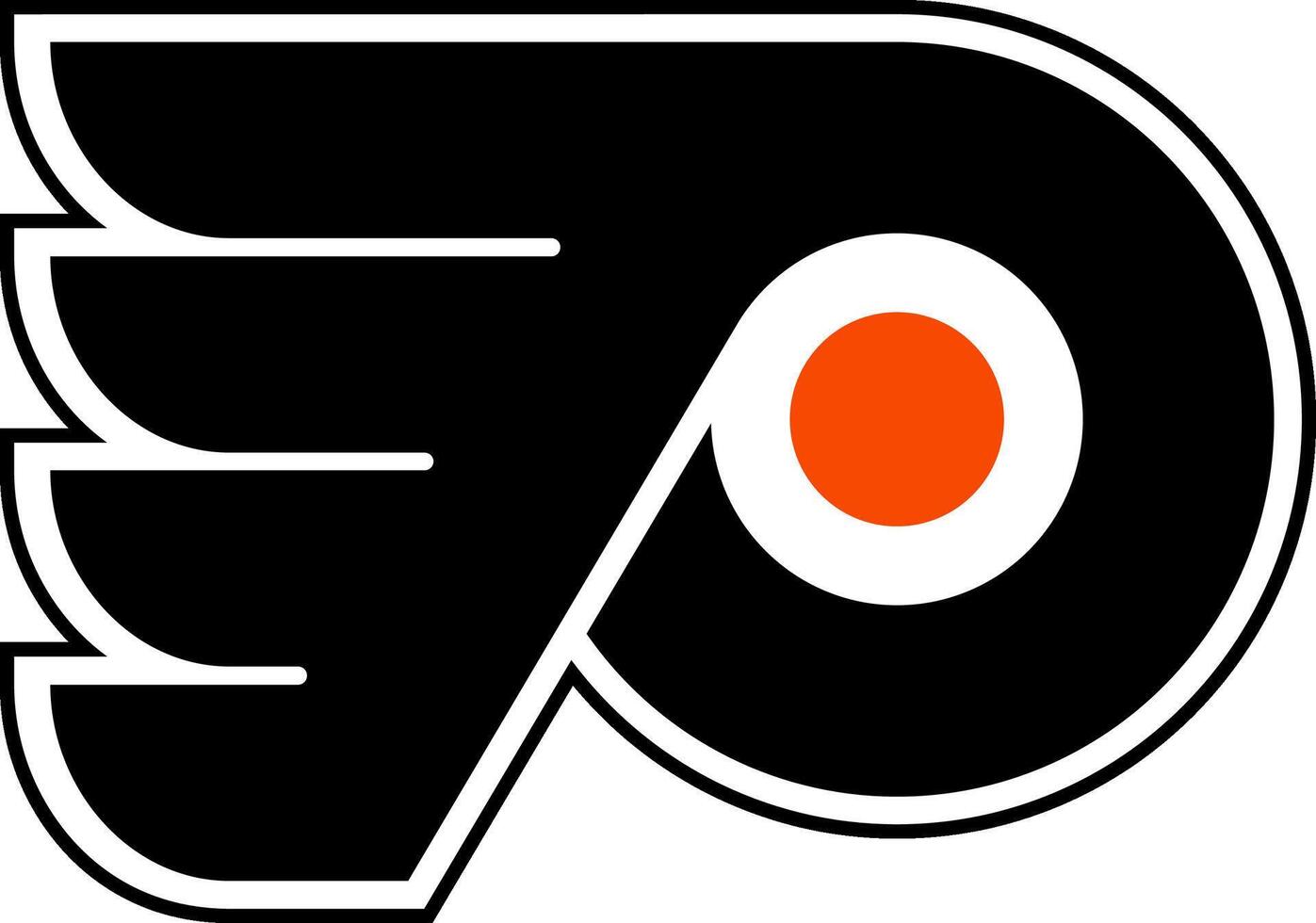 logo van de Philadelphia flyers nationaal hockey liga team vector